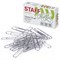 Скрепки большие 50 мм, STAFF, оцинкованные, 50 шт., в картонной коробке, РОССИЯ, 224800 - фото 17072856
