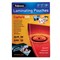 Пленки-заготовки для ламинирования МАЛОГО ФОРМАТА (65х95 мм), КОМПЛЕКТ 100 шт., 125 мкм, FELLOWES, FS-53067 - фото 17073413