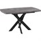 Стол mebwill Эдж, 130 Дымчатая керамика/Чёрный - фото 17123016