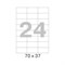 Самоклеящиеся этикетки ProMega label 75202 - фото 17130619