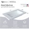 Прямоугольная полувстраиваемая раковина для ванной uperwood Modul_80 см - фото 17135190