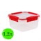 Контейнер с крышкой пищевой 1,2 л герметичный, BUTTERFLY, ланч бокс, 8,5х15,6х15,6 см, прозрачный, 4378459, 437845900 - фото 17137812