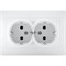 Двойная розетка Luxar Novo - фото 17177677