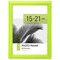 Рамка 15х21 см небьющаяся, багет 17,5 мм, пластик, BRAUBERG "Colorful", салатовая, 391243 - фото 17215953