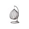 Подвесное кресло кокон Лаура SEVILLA - фото 17243980