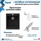 Кухонная мойка Teymi Helmi 50x42, черная матовая T120104 - фото 17250940