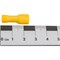 Плоский разъем TDM ELECTRIC полностью изолированный РППИ-М 5,5-250 желтый мама - фото 17251556