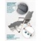 Складной шезлонг WMC TOOLS WMC-FG-HY-8007G(51773) - фото 17266328