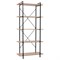 Стеллаж BRABIX "SMART SH-004", 904х360х1950 мм, ЛОФТ, 5 полок, металл/ЛДСП бунратти, каркас черный, 641944 - фото 17268401