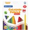 Карандаши цветные BRAUBERG PREMIUM, 24 цвета, трехгранные, грифель 3 мм, 181663 - фото 17281189