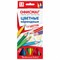 Карандаши цветные ОФИСМАГ, 12 цветов, трехгранные, грифель 3 мм, 181956 - фото 17281212