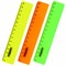 Линейка пластиковая 15 см, ПИФАГОР, неоновая, ассорти, с волнистым краем, 210614 - фото 17281261