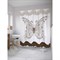Шторка-занавеска для ванной JoyArty Кружевная бабочка - фото 17289158