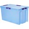 Контейнер с крышкой HONEYCOMB 80 л, серия HOME, прозрачно-голубой M-H80-00.06new - фото 17289261