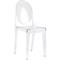 Обеденный стул для кухни Стул Груп ghonew, пластик, прозрачный - фото 17299442
