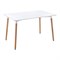 Стол Woodville Table 120 white / wood - фото 17301562