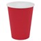 Стакан одноразовый бумажный 350/410 мл, D 90 мм, красный, КОМПЛЕКТ 1000 шт., холодное/горячее, WELDAY (ВЭЛДЭЙ), 702694 - фото 17307852