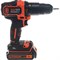 Аккумуляторная ударная дрель-шуруповерт Black+Decker BDCHD18KB-QW - фото 17321635