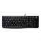 Клавиатура проводная LOGITECH K120, USB, 104 клавиши, черная - фото 17323821