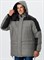 Куртка зимняя Премиум CH (тк.Мембрана), т.серый меланж/черный - фото 17329215