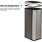 Сенсорное ведро для мусора Tesler STB-40 INOX - фото 17339092