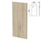 Дверь ЛДСП низкая "Приоритет" (356х18х783 мм), БЕЗ ФУРНИТУРЫ, кронберг, К-936, К-936 кронберг - фото 17356210